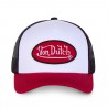 Casquette Trucker Colors Blanc et Rouge Casquette Trucker Colors Blanc et Rouge