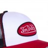 Casquette Trucker Colors Blanc et Rouge Casquette Trucker Colors Blanc et Rouge