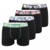 Lot de 4 Boxers homme Coton Bio Noir