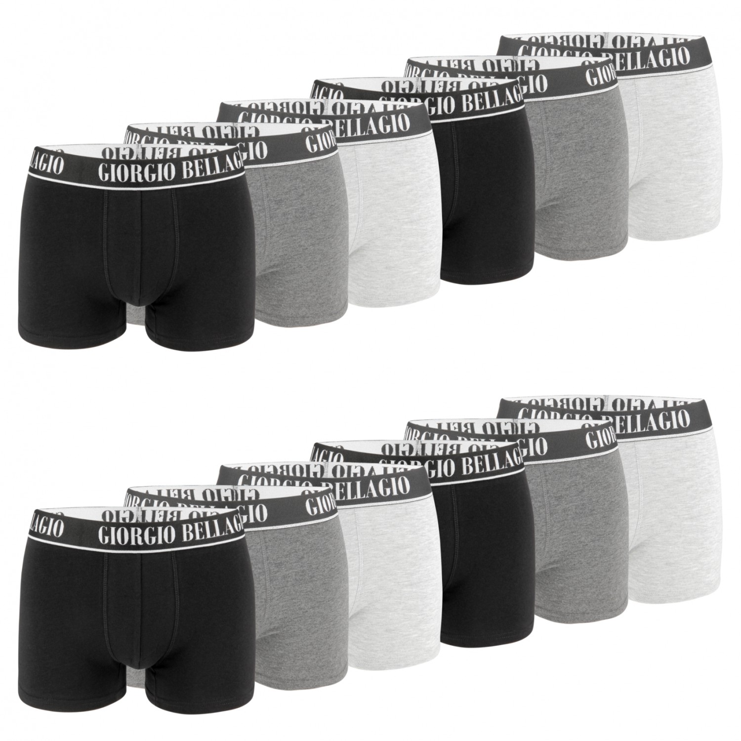 Lot de 12 Boxers coton homme Smart Lot de 12 Boxers coton homme Smart