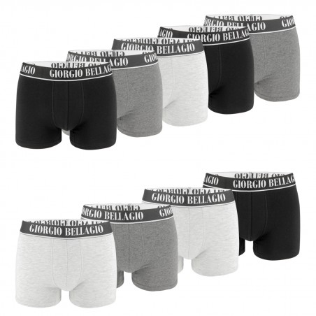 Lot de 9 Boxers coton homme Smart