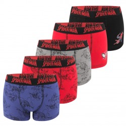 Lot de 5 Boxers coton garçon Ultimate Spider-Man