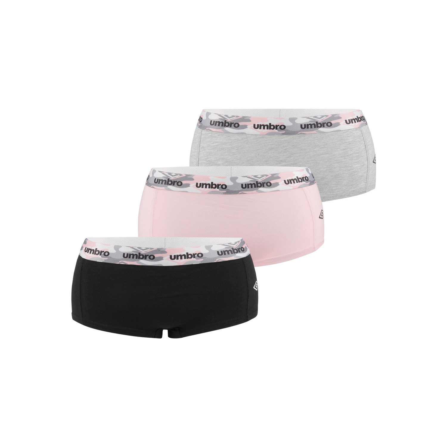 Lot de 3 Shortys coton femme Uni