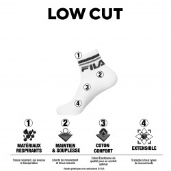 Lot de 6 Paires de Chaussettes Lowcuts