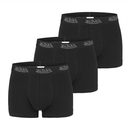 Lot de 3 boxers Noirs Homme en Coton