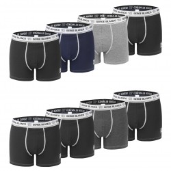 Lot de 8 boxers homme en coton