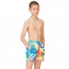 Boardshort court garçon ceinture tout élastiquée