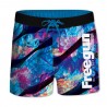 Boardshort court garçon avec ceinture demi-élastiquée