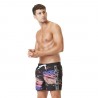 Boardshort homme  avec ceinture tout élastiquée Boardshort homme  avec ceinture tout élastiquée