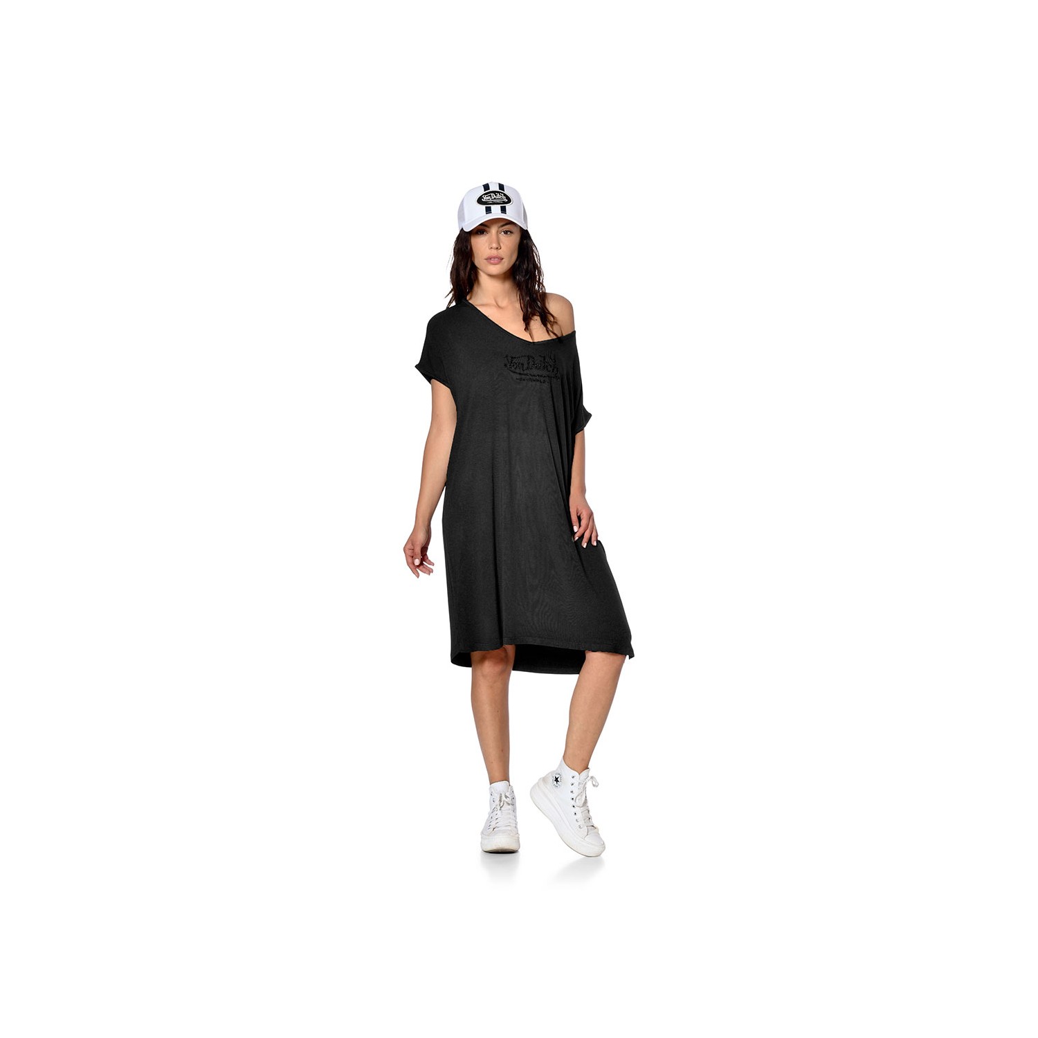 Robe fluide Logo Strass Ava Robe fluide Logo Strass Ava