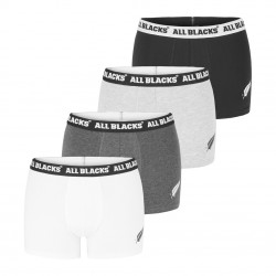 All Blacks, Lot De 4 Boxers Coton Homme