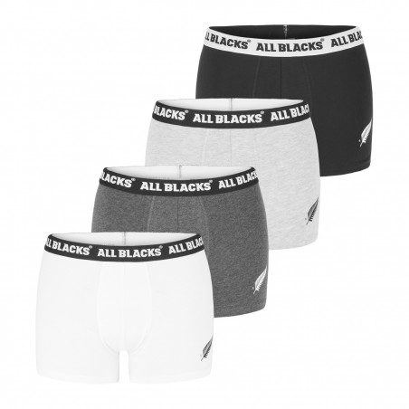 All Blacks, Lot De 4 Boxers Coton Homme