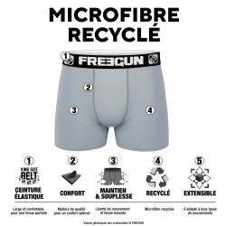 Lot de 4 Boxers garçon Polyester recyclé Landscape