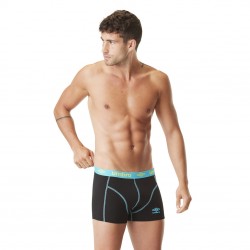 Boxer coton homme avec surpiqûres colorées