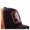 Casquette Dragon Ball Z Goku Saiyan Noir et Orange Casquette Dragon Ball Z Goku Saiyan Noir et Orange