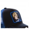 Casquette Dragon Ball Z Vegeta Noir filet Bleu Casquette Dragon Ball Z Vegeta Noir filet Bleu