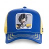 Casquette Dragon Ball Z Vegeta Bleu filet Jaune