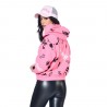 Sweat femme court à capuche print Tik Sweat femme court à capuche print Tik