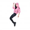 Sweat femme court à capuche print Tik Sweat femme court à capuche print Tik