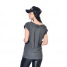 Tee shirt femme effet use avec print devant Love en coton Tee shirt femme effet use avec print devant Love en coton