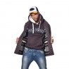 Veste en toile et print Warm
