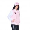 Veste femme oversize avec badges brode Bimbo