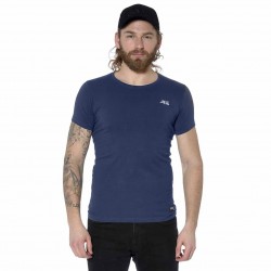 T-shirt homme col rond coupe ajustée imprimé devant et dos Birdy