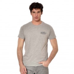 T-Shirt homme coupe droite avec petit imprimé poitrine Dary