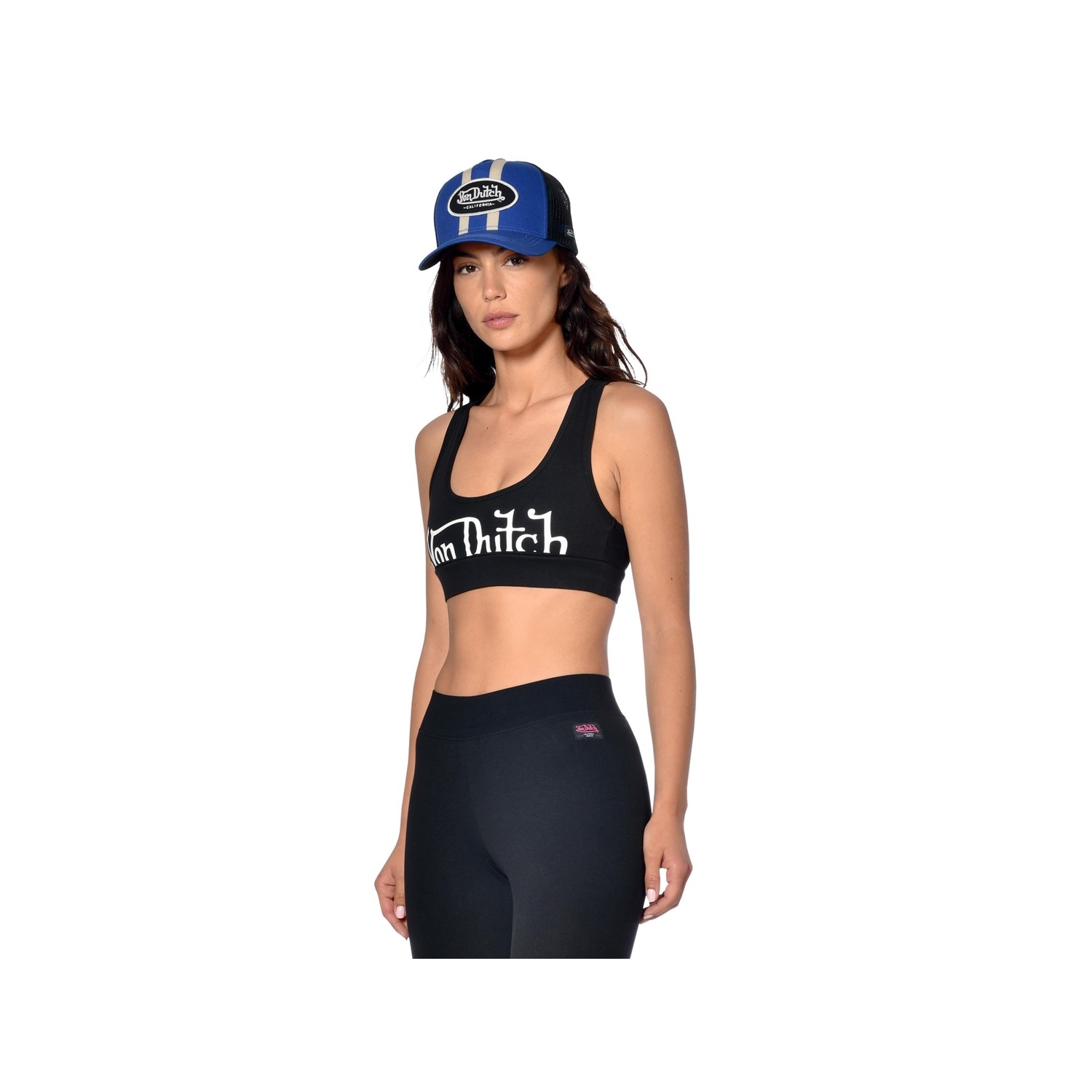 Brassiére femme col rond et print en coton Mil Brassiére femme col rond et print en coton Mil