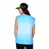 T-shirt tie and dye sans manches col rond avec print June