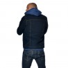 Veste homme denim doublée et col sherpa Bill Veste homme denim doublée et col sherpa Bill