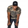 T-shirt homme col V slim fit Camouflage Ron T-shirt homme col V slim fit Camouflage Ron