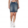 Jupe denim 5 poches avec franges Jane Jupe denim 5 poches avec franges Jane