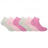 Lot de 6 Paires de Chaussettes Quarters femme modèle 9300 Lot de 6 Paires de Chaussettes Quarters femme modèle 9300