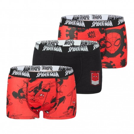 Lot de 3 Boxers coton garçon Spider