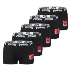 Lot de 5 Boxers garçon petite taille Spiderman