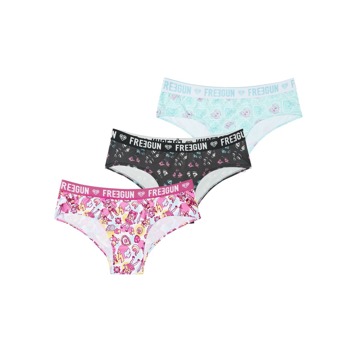 Lot 3 Boxers femme Neon Lot 3 Boxers femme Neon