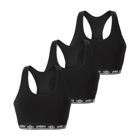 Lot de 3 Brassières coton femme Uni