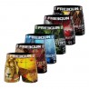 Lot de 6 Boxers homme en polyester recyclé Animal Savage