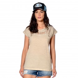 T-shirt femme col rond...