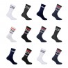 Pack Surprise de 12 Paires de chaussettes tennis Homme