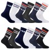 Pack Surprise de 12 Paires de chaussettes tennis Homme