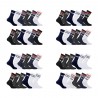 Pack Surprise de 12 Paires de chaussettes tennis Homme