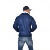 Bombers homme fausse fourrures et badge Chest Bombers homme fausse fourrures et badge Chest