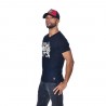 T-shirt col V homme avec print Motar