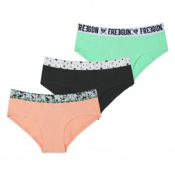 Lot de 3 boxers fille en coton