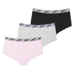 Lot de 3 Boxers en coton femme