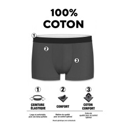 Lot de 10 Boxers coton homme KTM Ceinture colorée