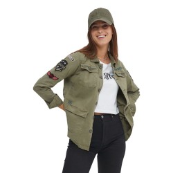 Veste Coton Femme Von Dutch Angel Kaki