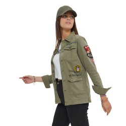 Veste Coton Femme Von Dutch Angel Kaki